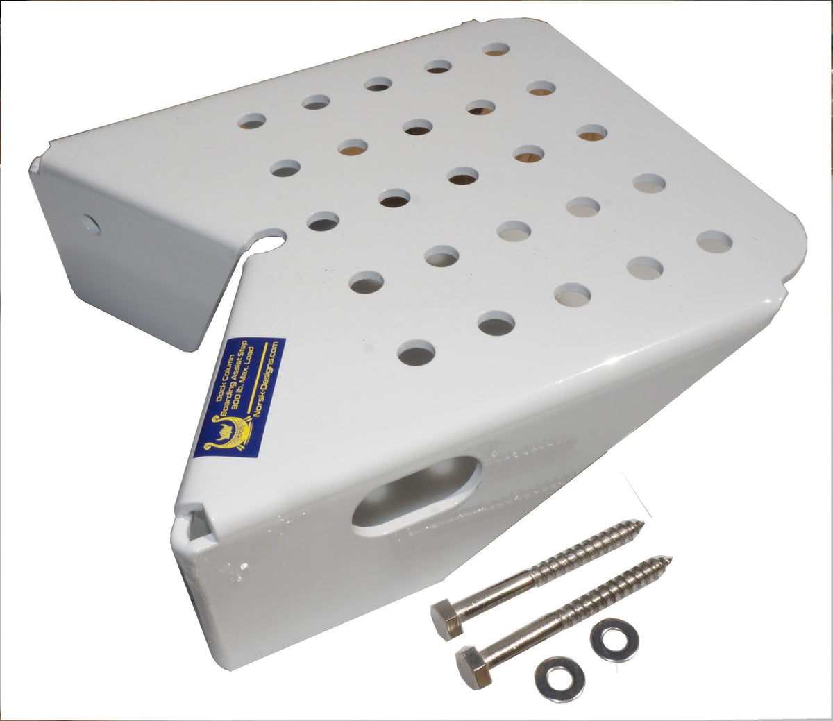 Powder-Coated Aluminum Boat Dock Post Step