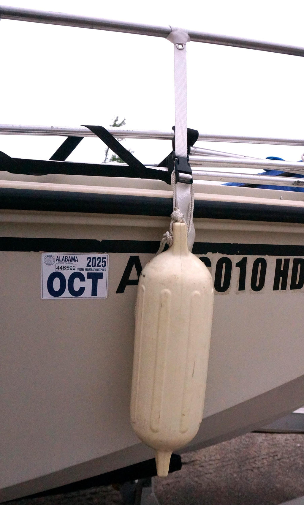 Boat Rope and Dock Line Storage Straps, 4-Pack