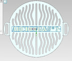 Personalized 304 Stainless Steel Grill Grate with Handles