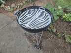 304 Stainless Steel Grill Grate with Handles, Two Sizes