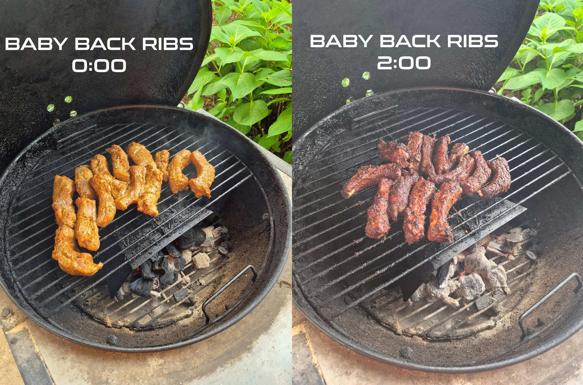 Stainless Steel Heat Deflector for Indirect Grill Cooking