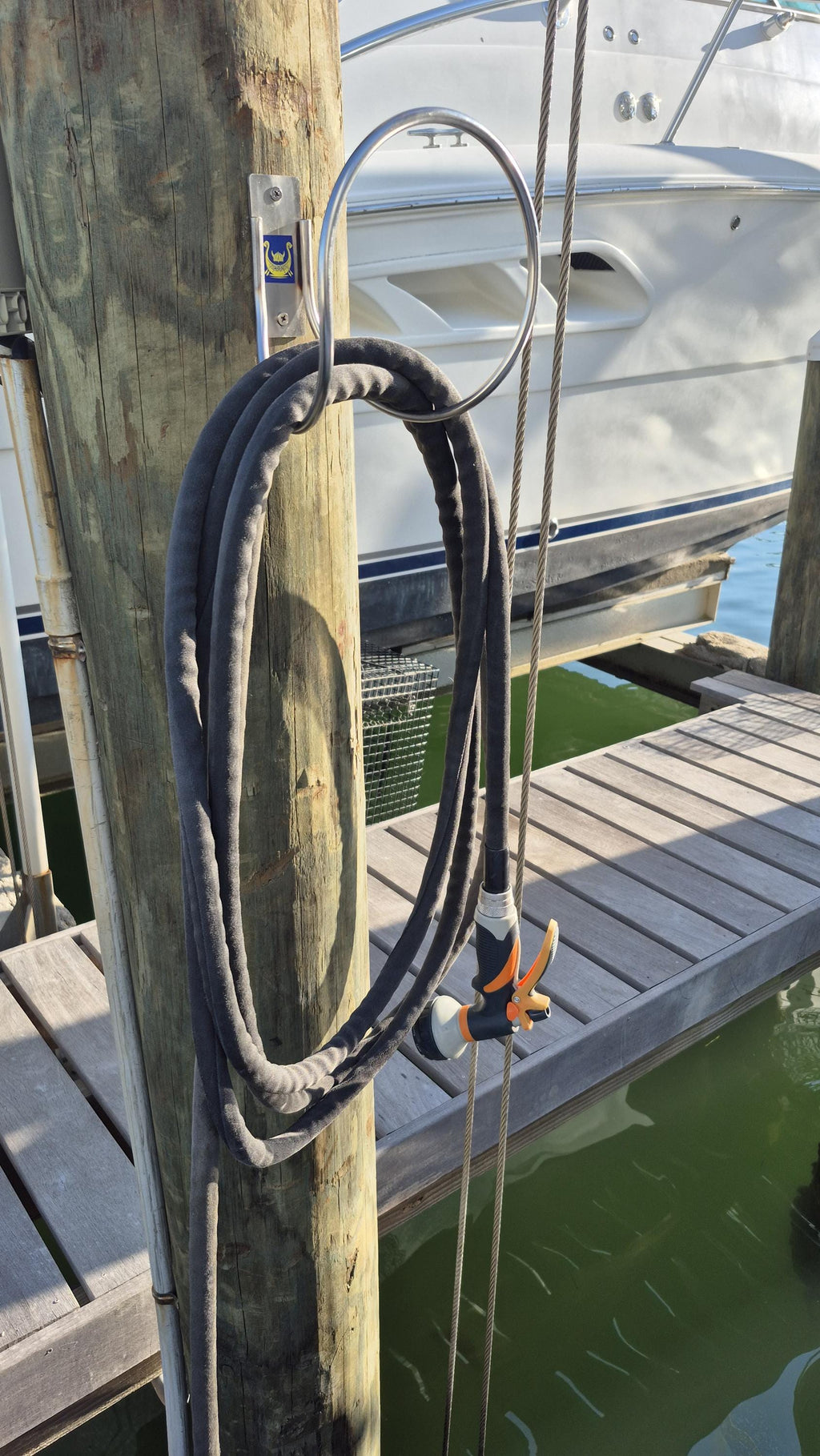 304 Stainless Steel Hose Hanger, Single Pack
