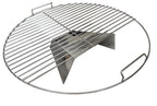 Indirect Cooking Kit with Stainless Steel Grate for 22-Inch Kettle Grills